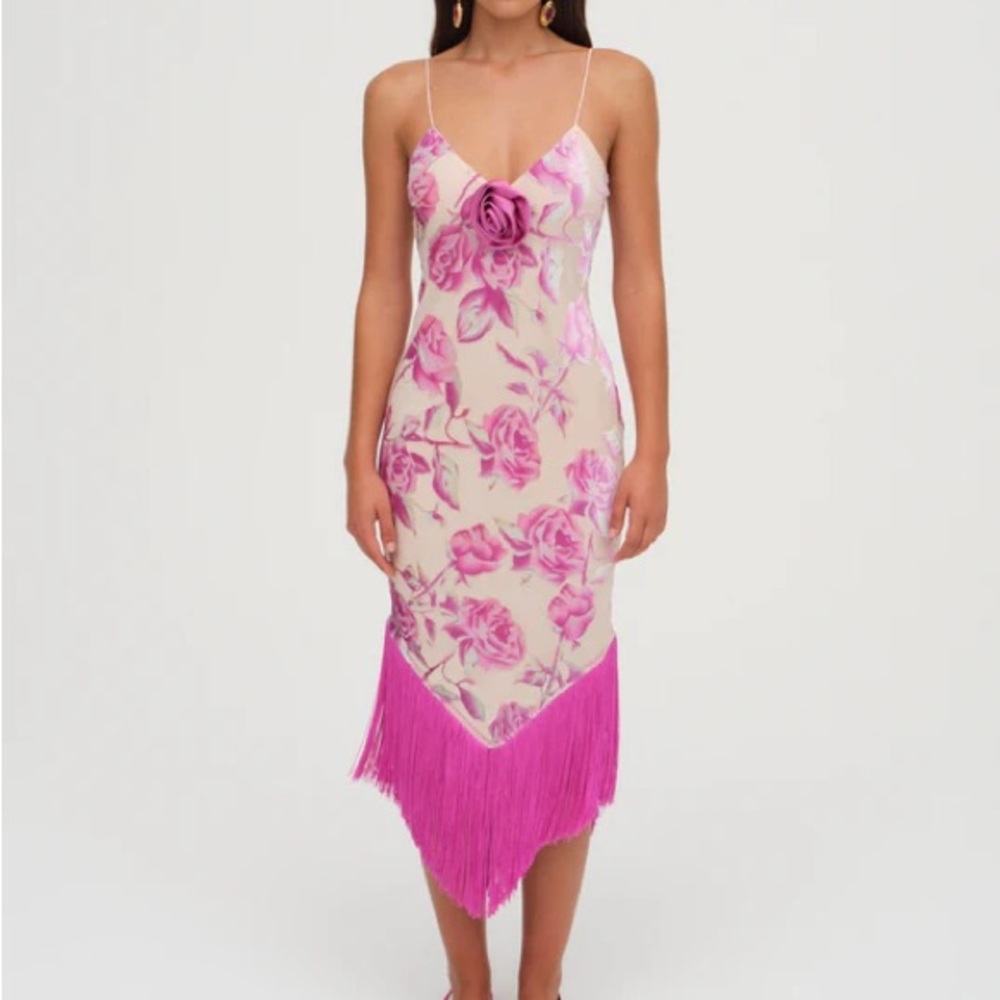 FOR LOVE & LEMONS Rori Fringe Dress
